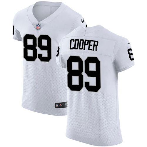 Nike Raiders #89 Amari Cooper White Men's Stitched NFL Vapor Untouchable Elite Jersey